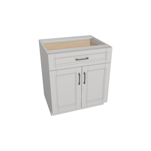 Vail Pure White Box  Base Kit - 30"X 34 1/2”H X 24”D