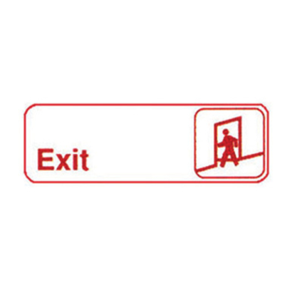 Winco SGN-381W Sign 3" X 9" 