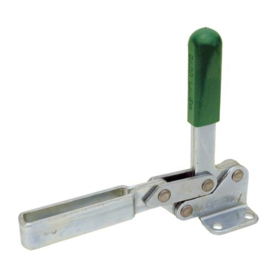 Carr Lane CL-311-TC Vertical Handle Toggle Clamp, Low Open Arm - Steel (850lbs)