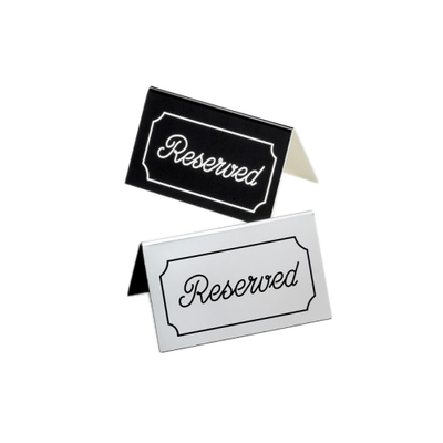 Cal-Mil 273-2 5"W x 3"H Reserved Message Tent