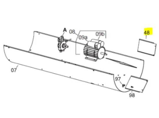 Veloci Heater Replacement Air Conveyor Fin - Blaze 300