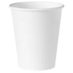 3 OZ WHITE WAX COATED PAPER COLD CUP, 5000/CS FLAT BOTTOM - 5M/CS   44-2050