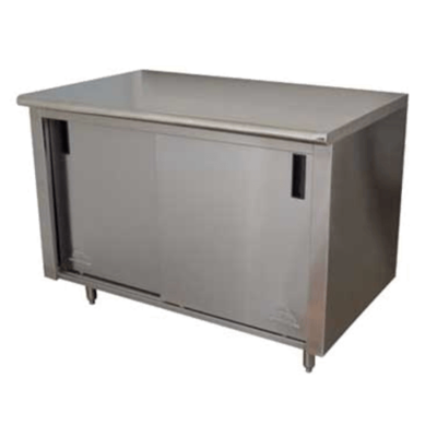 Advance Tabco CB-SS-307M Work Table Cabinet Base with Sliding Do