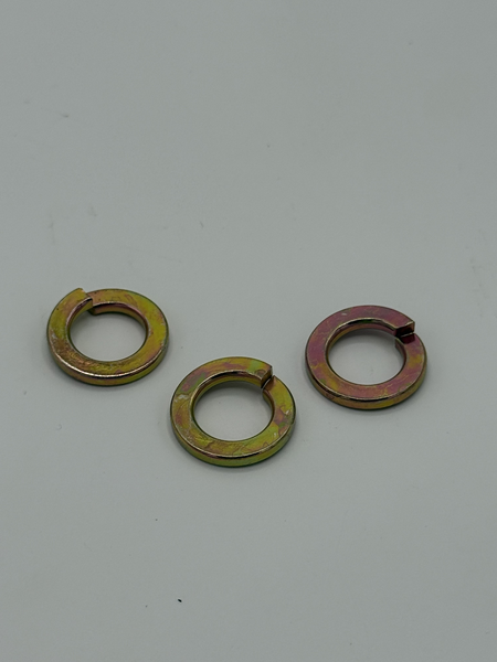 M24 X 40MM X 7MM HELICAL SPRING LOCK WASHER DIN 127B STEEL MECHANICAL ZINC YELLOW