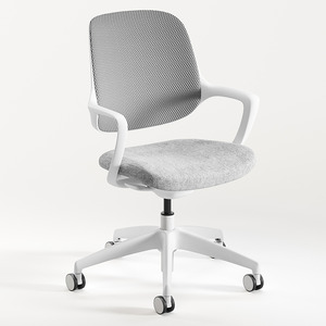 17811 KONFURB NIRO TASK CHAIR - White and Gray