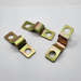 14.2MM X 46.7MM CTR TO CTR X 19.05MM W X 3MM THK 11.5MM HOLE DIA PIPE CLIP SINGLE LOW CARBON STEEL ZINC YELLOW PER PRINT