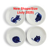 Midnight Blue Cat Plate Set