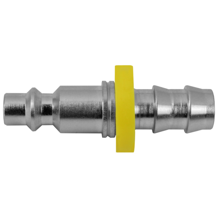 Industrial Steel Air Plug (1/4" Plug, 3/8" Push On Barb) Bulk Packed