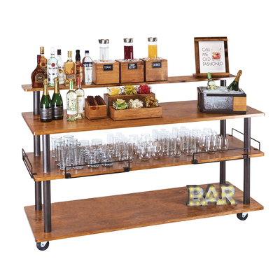 Cal-Mil 3698-4-84SHELF 48"W x 8"D x 9"H Sierra U-Build Cart Top Shelf