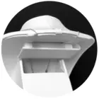 5" HORIZONTNECKFORM W/MAG DOOR