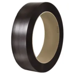 1/2" X 2900' .025 BLACK POLYESTER STRAPPING, 775#, 16 X 3 CORE   2 COILS/CASE   PS4224