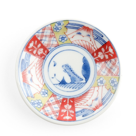 Imari-Style Dino Small Plate Asahiryu