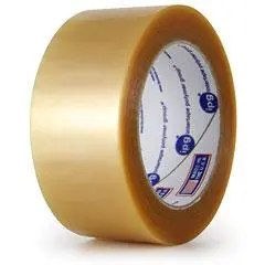500 3" X 110 YARD 1.9 MIL CLEAR CARTON SEALING TAPE, NATURAL RUBBER, 24/CS