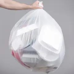 15.25 X 45 4 MIL CLEAR POLY BAG, PERFORATED, 215/RL