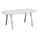 SIGAR7635N - 6 ft. Arena Conference Table w/Silver Metal VA Leg