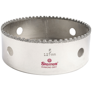 STARRETT KD0500-N 5'' (127mm) Diamond Grit Hole Saw
