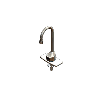 T&S Brass EC-3100-TMV4V05 Chekpoint Electronic Faucet Deck Mount