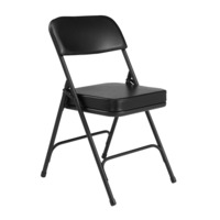 NPS 3210 NPS® 3200 Series Premium 2" Vinyl Upholstered Double Hinge Folding Chair, Pack of 2