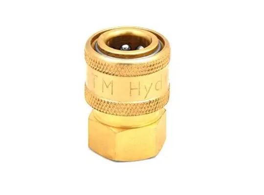 Hydrojet Brass Coupler 3/8" FPT