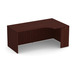 PL178R 71" RIGHT PORKCHOP 30"D- Mahogany