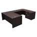 CLAUD1004 Executive U-Shape Typical 71" X 107" Desk- Espresso