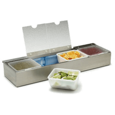 Carlisle 38704CSIB Stainless Steel Condiment Caddy
