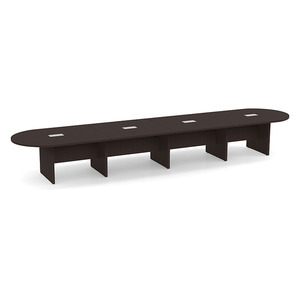 18ft Racetrack, slab base Conference Table: ESPRESSO 