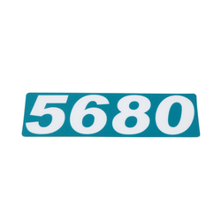 Tennant/Nobles - 4032720 - Label, Model [5680] (Replaces Tennant 1064816)