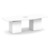  8' Classic Boat Shape Conference Table with Cube Base - White