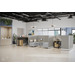 P5348 NON-POWER Webb Panel - 53"H x 48"W Aspen Fabric, Silver