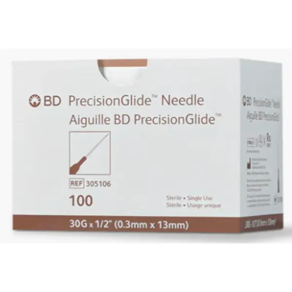 30g, 0.5" Hypodermic Needle