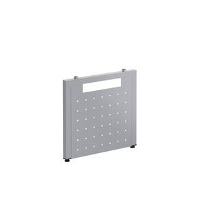 30" U LEG METAL END PNL-SILV