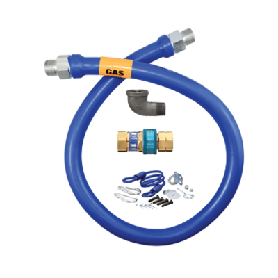 Dormont Manufacturing 1650BPQR24 Dormont Blue Hose Moveable Gas Connector 1/2" Inside Dia.