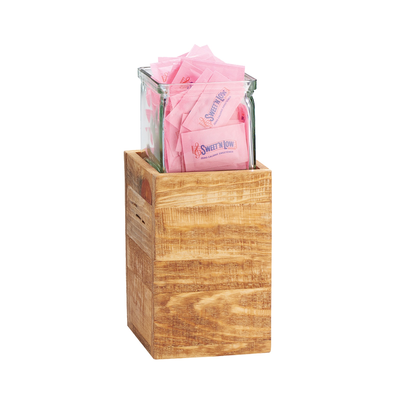Cal-Mil 3427-7-99 4-1/2"W x 4-1/2"D x 7"H Madera Single Jar Riser