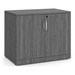 PL113 35"W DOUBLE DOOR CABINET- Newport Gray