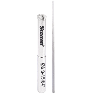 STARRETT D0006 15/64" (6mm) Diamond Grit Tile Drill