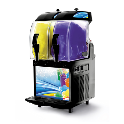 Grindmaster-Cecilware I-PRO 2M W/ LIGHT 16" W X 23" D X 34" H (2) 2.9 Gallon Insulated Bowls Countertop Crathco I-PRO 2M Frozen Granita Dispenser with Light Panel