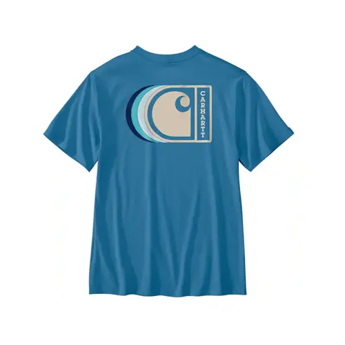 CARHARTT 107048 - Relaxed Fit Lightweight Short-Sleeve C Graphic T-Shirt - Horizon Blue
