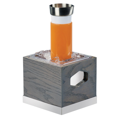 Cal-Mil 3800-6-83 7-1/2"W x 7-1/2"D x 7"H Ashwood Ice Housing