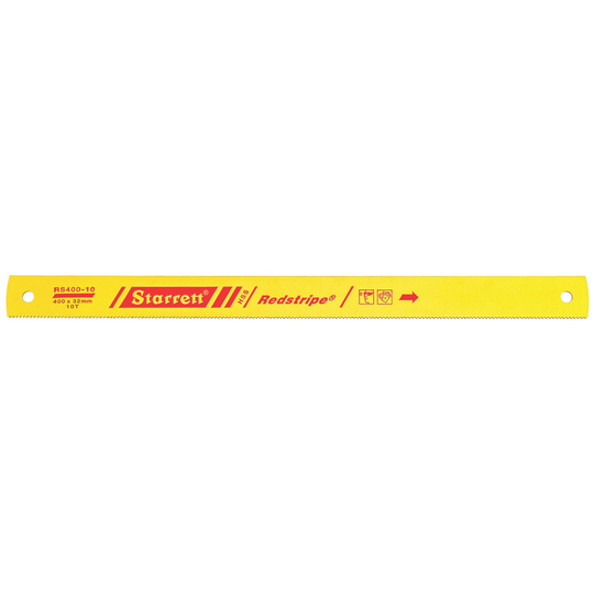 STARRETT RS400-10 16 x 1-1/4 x .075 x 10T, Redstripe Power Hacksaw Blade