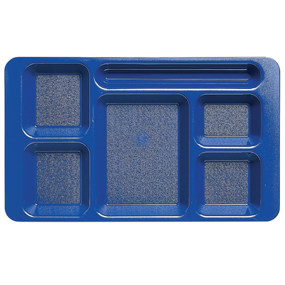 Cambro 1596CW Camwear 2 X 2 Compartment Rectangular Tray 6-Compartment, Polycarbonate