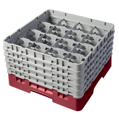 Cambro 16S958416 Camrack Glass Rack with 5 Extenders