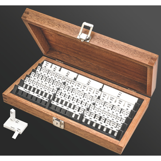 STARRETT RY 81. A1 81 Pc. Rect. Ceramic Gage Block Set, Grade A1