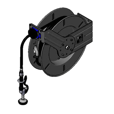 T&S Brass 5HR-242-01 Equip Open Hose Reel Powder Coated Steel