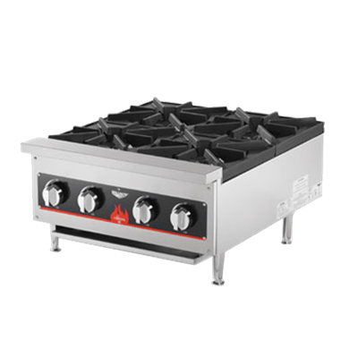 Vollrath 40737 4-Burner Counter Top Gas Hot Plate