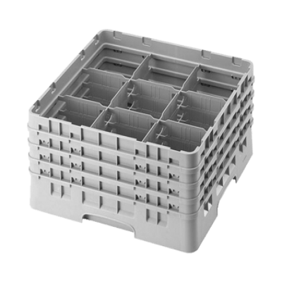 Cambro 9S800186 Camrack Glass Rack with 4 Extenders