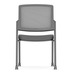 88714 - DAISY GUEST CHAIR- GRAY AND CHARCOAL