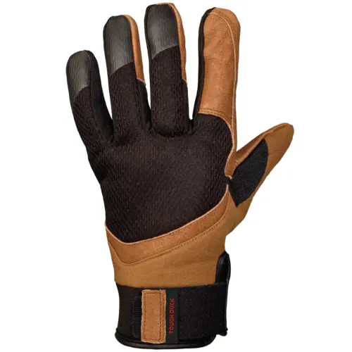 TOUGH DUCK WG13 - 3M™ Thinsulate™-Lined Leather Precision Glove - Black/Brown