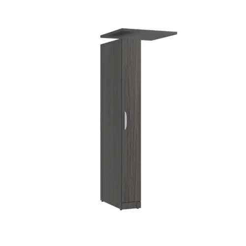 WARDROBE W/FULL TOP (CANNOT STAND ALONE) COASTAL GRAY