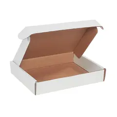 11.125 X 8.75 X 2" WHITE CORRUGATED MAILER, ECT32B, 50/BD   MFL1182